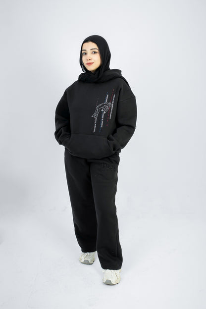 Lost black hoodie