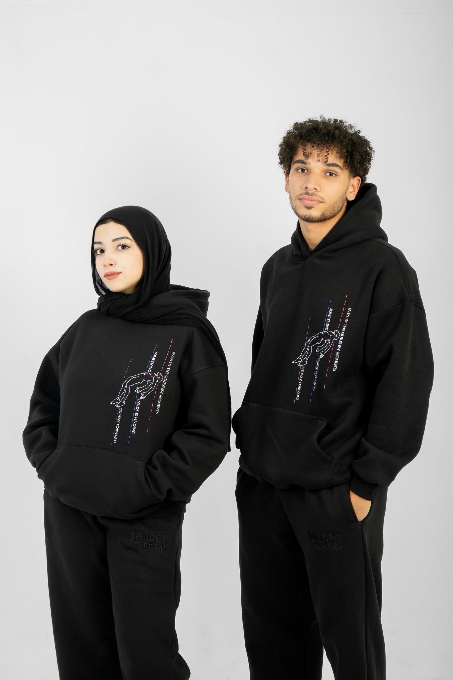 Lost black hoodie